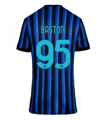 Inter Milan Alessandro Bastoni #95 Replika Hemmatröja Damer 2025-26 Kortärmad Inter Milan Alessandro Bastoni #95 Replika Hemmatröja Damer 2025-26 Kortärmad